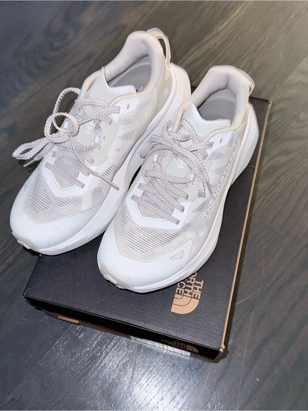 The North Face Women's Light White Mesh Trail Runners(only worn once)